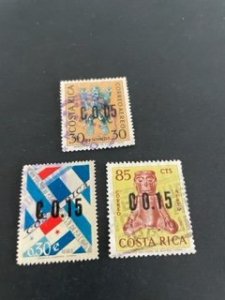 Costa Rica sc C395-C397 u comp set