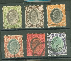 Transvaal #272-275/279-280 Used Single