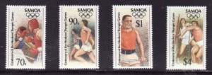 Samoa-Sc#919-22- id7-unused NH set-Sports-Atlanta Summer Olympics-1996-