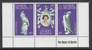 Gilbert Islands 312a-c QEII Silver Jubilee mnh