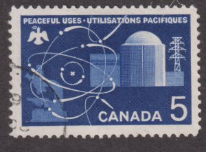 Canada 449 Candu Atomic Reactor 5¢ 1966