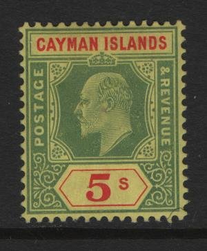 CAYMAN ISLANDS  28 MINT HINGED, KING EDWARD ISSUE 1907