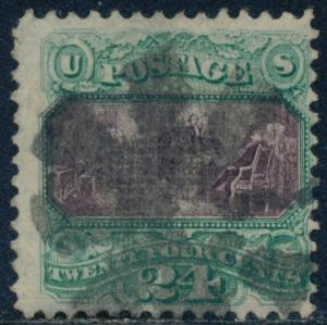 #120 F-VF USED WITH FANCY CANCEL CV $700.00 BQ9449