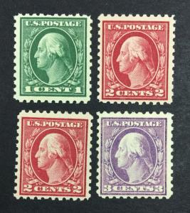 US #424-426 MINT OG H $ LOT #8669