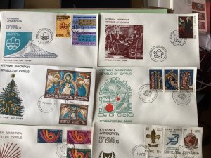 Cyprus first day covers 16 items Ref A1901