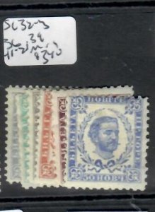 MONTENEGRO SG 32-33, 36, 39, 41-42  MOG     PP0803H