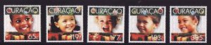 Curacao-Sc#210-14- id8-unused NH set-Christmas gifts-Children-2014-
