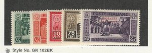 Somalia - Italy, Postage Stamp, #104-108 Mint Hinged, 1929, JFZ