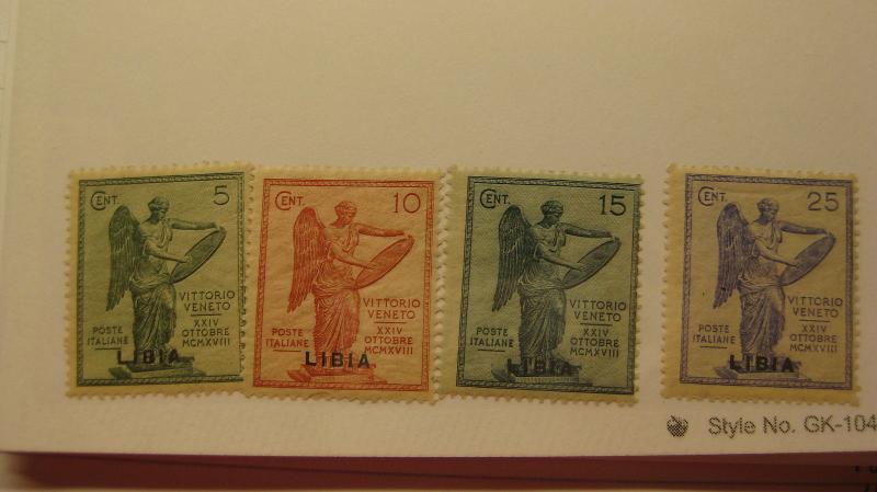 LIBYA  Scott 33-36  MINT LIGHTLY HINGED  I7  Cat $7