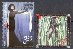 Croatia Sc# 523-524 MNH 2003 Europa