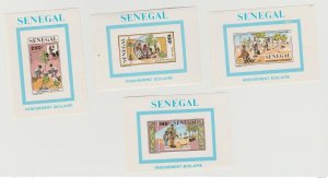 1992 Senegal Mi. 1195 - 1198 Luxury Blocks S/S School Reforestation-