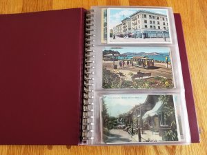 180 Vintage Post Cards in Post Card Binder(HP09)