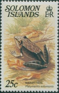 Solomon Islands 1979 SG397A 25c Marsh Frog MNH