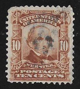 SC# 307 - (10c) - Daniel Webster - Used Single