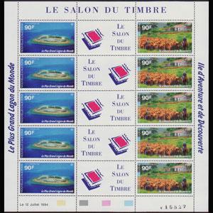 NEW CALEDONIA 1994 - Scott# C267B Sheet-Scenes NH