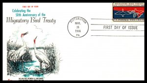 US 1306 Migratory Bird Treaty Cover Craft U/A FDC