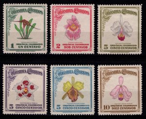 Colombia 1947 Colombian Orchids Set [Unused]