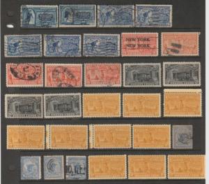 U.S. Scott #E2-E11-E6-E13-E14-E17-F1 Special Delivery Stamp - Mint & Used Set