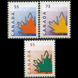 CANADA 1997 - Scott# 1684-6 Maples 55-95c NH