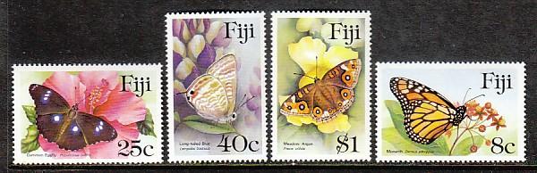 Fiji Butterflies 523-8 MNH VF