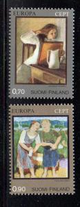 Finland Sc 572-3 1975 Europa stamp set NH