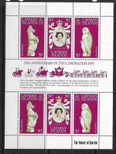 CAYMAN ISLANDS SG468a 1978 CORONATION MNH