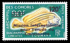 Comoro 1973 Sc#C52 FISH Intl.Commission for Coelacanth Studies Single MNH