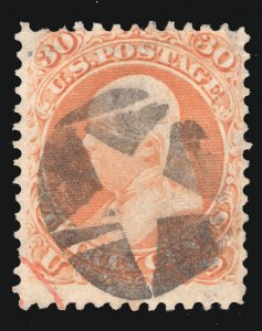 MOMEN: US STAMPS #71 FANCY CANCEL USED LOT #79643*