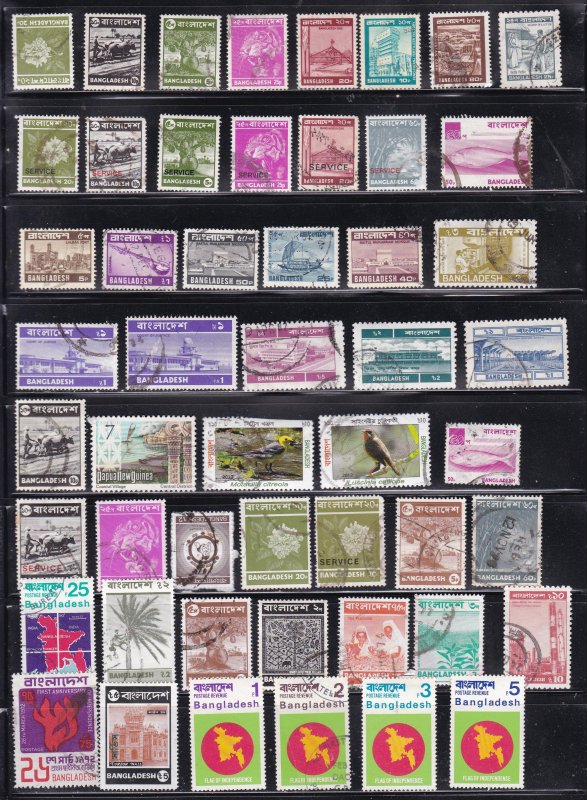 Bangladesh, Country Collection - 50 Different, Mostly Used