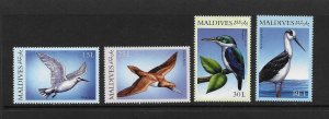 BIRDS - MALDIVES #2469-72  MNH