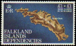 Falkland Islands Dependencies #1LB1  Mint Complete Set, 1982, Never Hinged