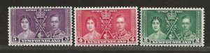 NEWFOUNDLAND  SC# 230-32  FVF/MLH