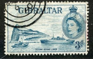 Gibraltar, Scott #137, Used