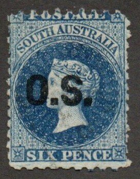 South Australia O39 Mint hinged