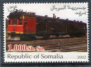 Somalia 2002 VINTAGE LOCOMOTIVE 1 Stamp Perforated Mint (NH)