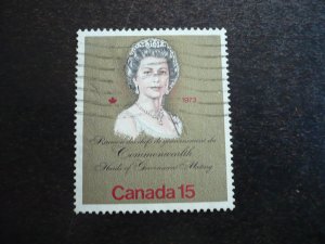 Stamps - Canada - Scott# 621 - Used Part Set of 1 Stamp