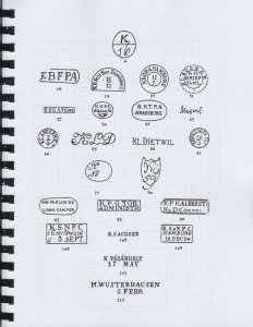 Handbook of Abbreviated Pre-Stamp Markings, by Hermann Deninger. New, reprint.