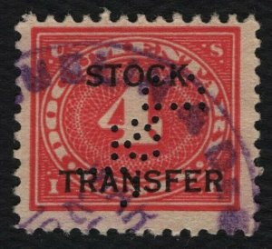 #RD3 4c Stock Transfer, Used [23] **ANY 5=FREE SHIPPING**