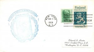 10th ANIIVERSARY 1958-1968 INTERPEX INTERNATIONAL STAMP SHOW CANCEL NEW YORK '68