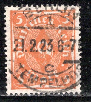 Germany Reich Scott # 188, used, experts h/s, Mi # 227a