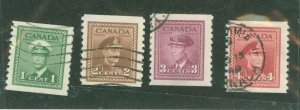 Canada #278-281 Used Single (Complete Set)