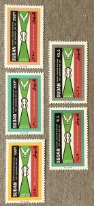 Sudan 1991 Salvation Revolution, MNH. Scott 399-403, CV $16.25