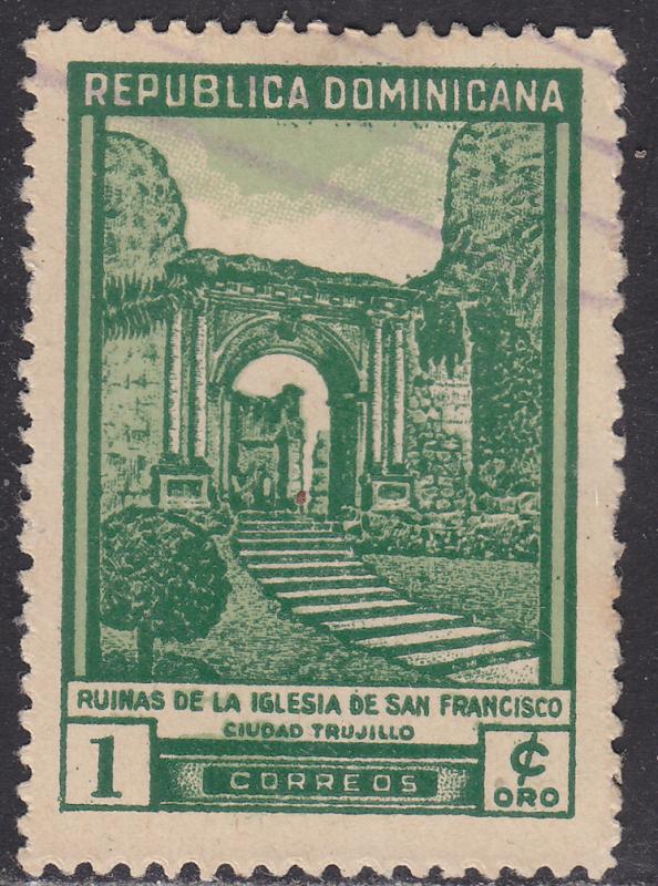 Dominican Republic 430 Church of San Fransisco Ruins 1949