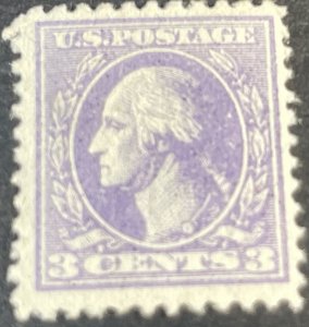 U.S.# 530-MINT/HINGED--SINGLE--LIGHT PURPLE--1918