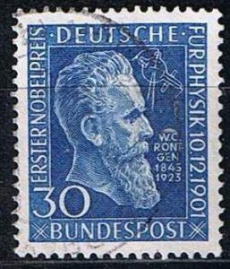 Germany,Sc.#686 used,  Wilhelm Conrad Röntgen, discoverer of X-rays