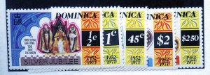 Dominica, Scott #521-25, Mint, Never Hinged, Complete Set