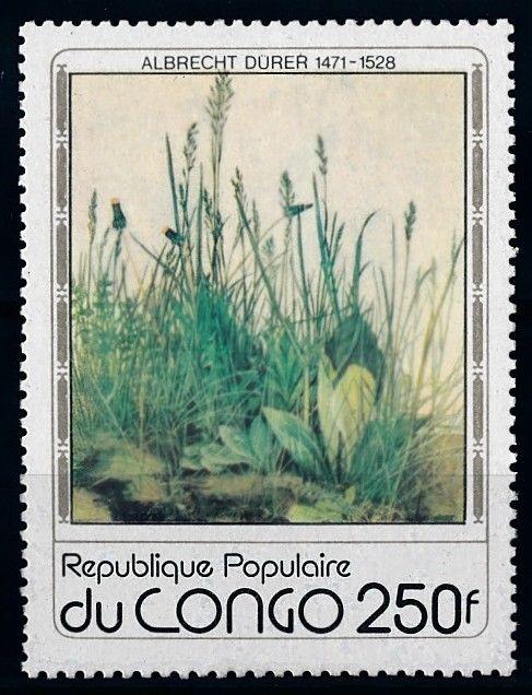 [66226] Congo Brazzaville 1978 Flora Plants Painting Durer From Set MNH