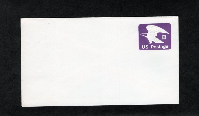 U592 Rate Change B embossed unused small stamped envelope