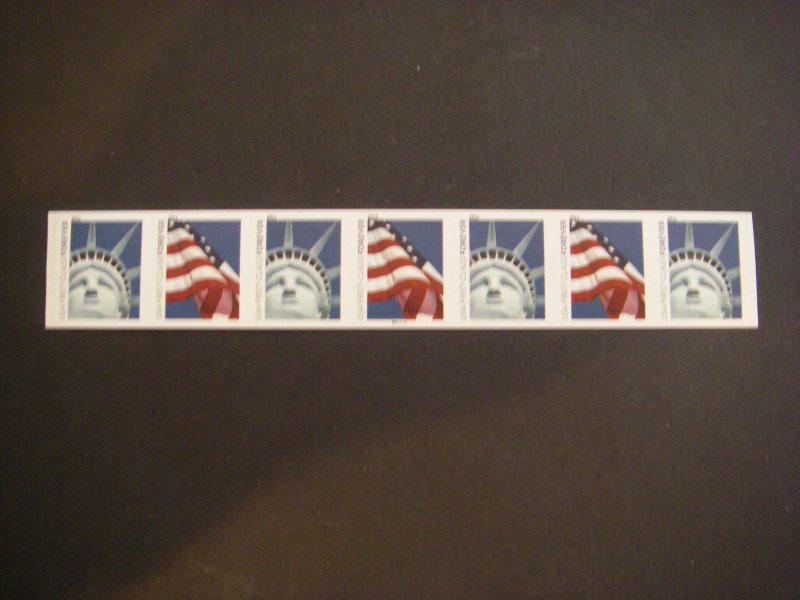 Scott 4486-87 or 4487a, Forever Liberty & Flag, PNC7 #P111111, MNH Coil Beauty