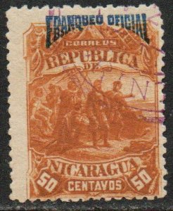 Nicaragua Sc #O26 Used